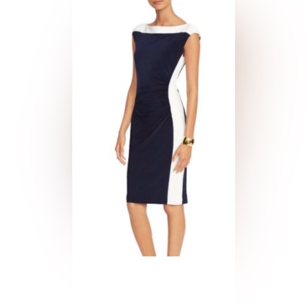 NWOT❤️Lauren Ralph Lauren Sheath Dress-Small - Picture 2 of 8